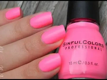 Vernis rose fluo, SinfulColors