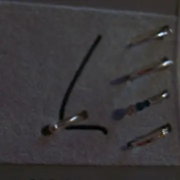5 Piercing nez en argent, Six