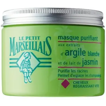 Masque purifiant à l'argile blanche et jasmin, Le petit marseillais