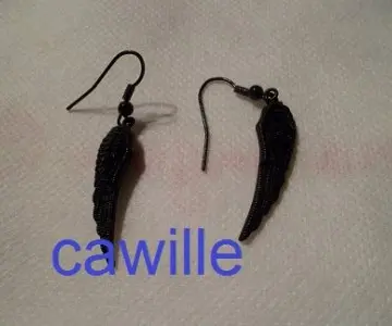 boucles d'oreilles anges, Claire's