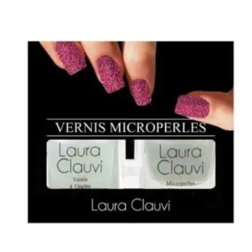 Vernis à microperles Blanc, Laura Clauvi