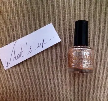 Vernis paillette, Claire's