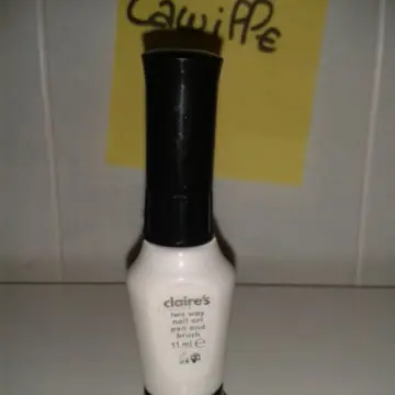 vernis blanc, Claire's