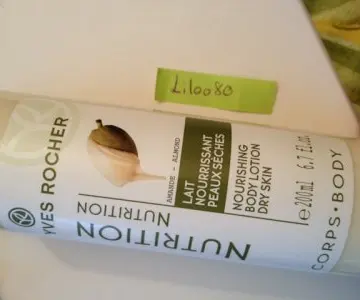 Lait nourrissant peaux sèches, Yves Rocher
