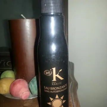 Eau bronzante sans autobrozant, K pour Karité