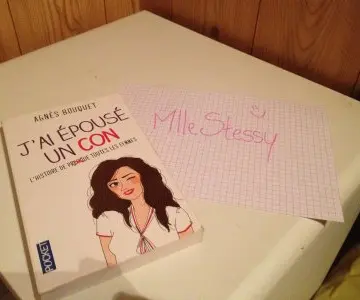 Livre j'ai épousé un con, Inconnue