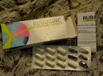 10 Gélules Rubozinc 15mg, Inconnue