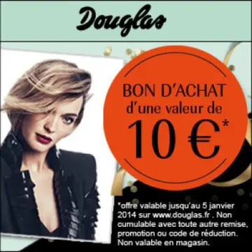 Bon d'achat Douglas de 10€, Douglas