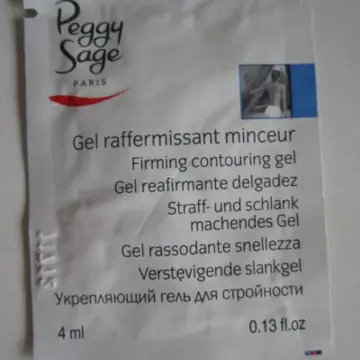 échantillon gel raffermissant minceur, Peggy Sage