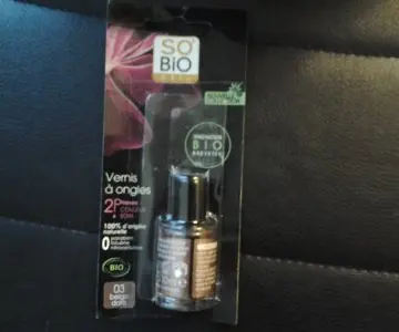 vernis a ongle bio, SO'BiO étic