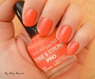 vernis orange, Gemey Maybelline