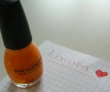 Vernis pro orange, SinfulColors
