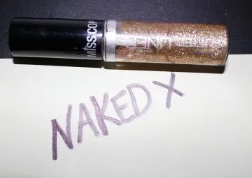 Liner paillettes dorées Miss cop, Miss cop