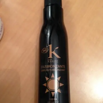 Eau Bronzante, K pour Karité