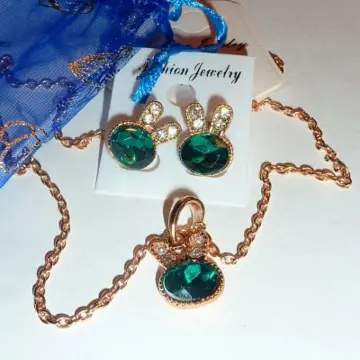Parure (B.O. + collier), Fashion Jewelry