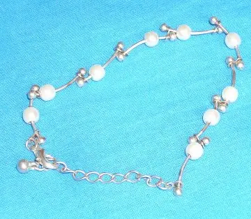 BRACELET PERLE BLANC, Réserve Naturelle