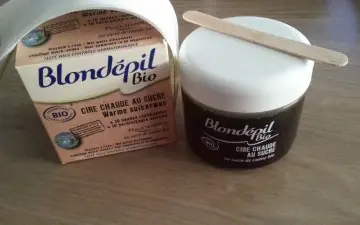 cire chaude au sucre bio, Blondépil