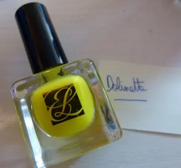 Vernis Estée Lauder jaune fluo, Estée Lauder