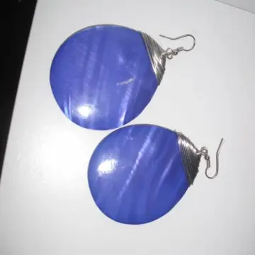 boucle d'oreille bleu, Kiabi