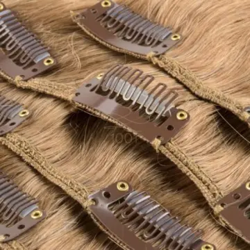 Extensions à clip raide blond, 1001 extensions