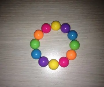 Bracelet multicolors, Inconnue