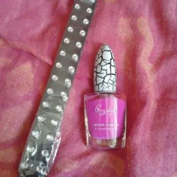 vernis effet craquelé rose, Inconnue
