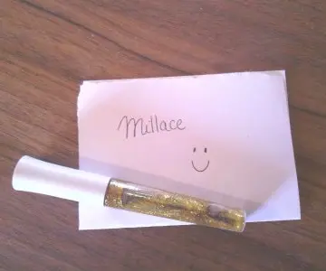 Mascara pailletté or, Elf