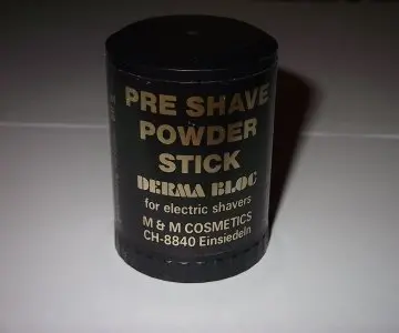 Pre shave powder stick, M&M Cosmetics