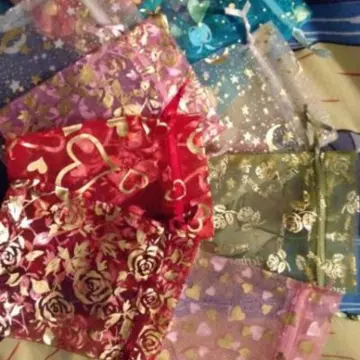 pochettes organza, Organza