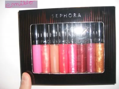 Photo 1 de lot gloss sephora collection noel