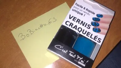 Photo 1 de vernis craquelés