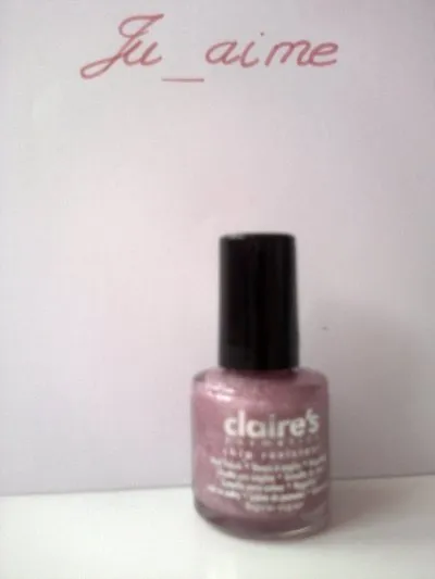 Photo 1 de Vernis rose irisé