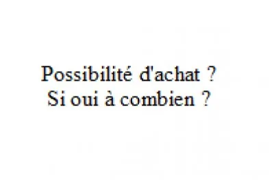 Photo 1 de il y a possibilité d'achat ?