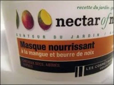 Photo 1 de masque nourrissant à la mangue et beurre de noix