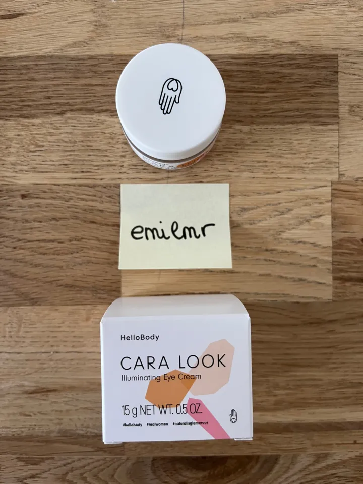 Cara Look Illuminating Eye Cream, Hello body