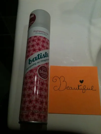 shampoing sec, Batiste