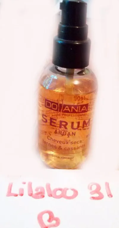 Serum argan cheveux secs, Dollania