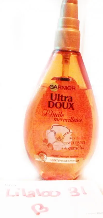 L'huile merveilleuse garnier ultra doux, Garnier
