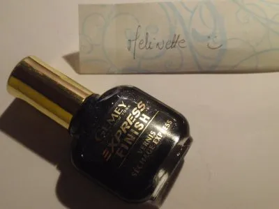 Vernis violet à paillettes, Gemey Maybelline