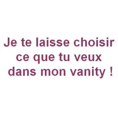 Choisis ce que tu veux!, Inconnue