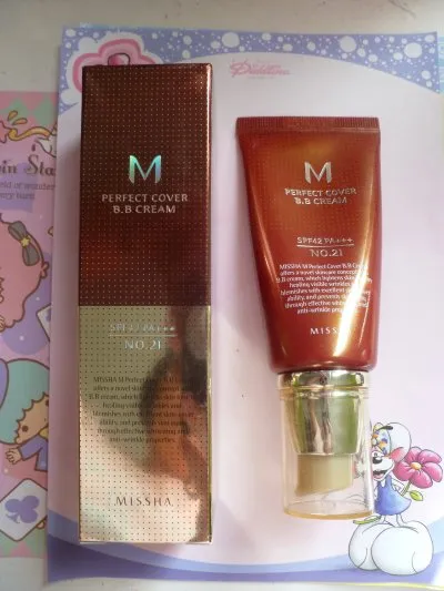 Missha perfect cover BB cream n°21 SPF42, Missha