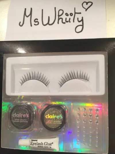 Glitter Eye Book, Claire's