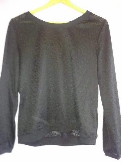 Pull léger effet dentelle H&M 38, H&M