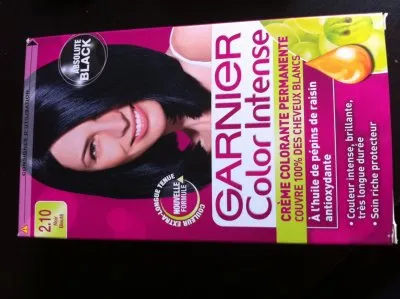 coloration noir bleuté, Garnier