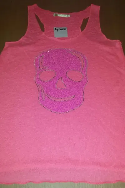 Top Fluo Tête de Mort, GD Golden Days Paris