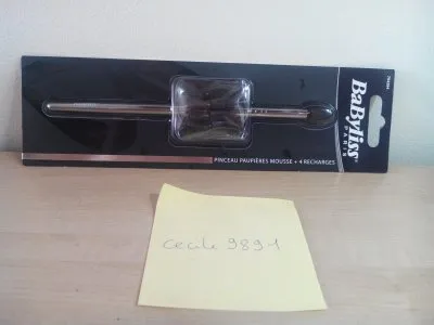 Pinceau paupières mousse + 4 recharges, Babyliss