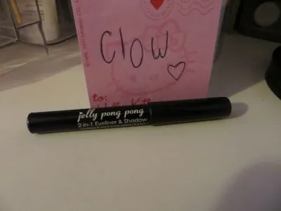 eye liner & shadow, Gelly pong pong