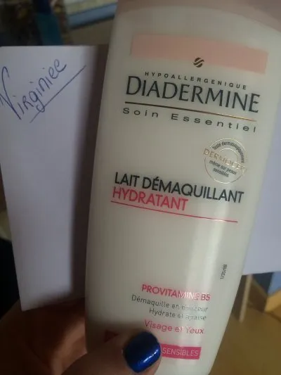 Lait démaquillant hydratant, Diadermine