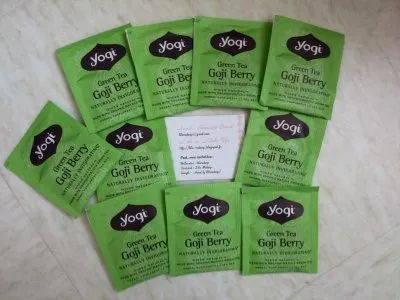 Sachets de thé baies de Goji, Yogi tea