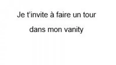 Choisis ce que tu veux, Inconnue